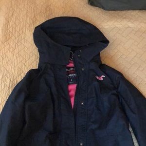 Hollister All-Weather Jacket Navy Blue